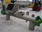 used stainless steel screw conveyor with bag discharger