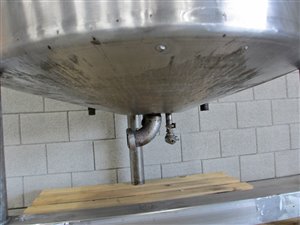 Mengtank met geschraapt hekroerwerk - 1000 liter
