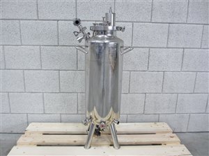rvs druktank met roerwerk - 25 liter