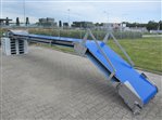 rvs transportband met knik 800 x 6000+2000 mm