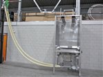 Big bag losstation met 2 flexibele uitvoerschroeven