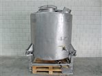 2000 liter rvs tank met weegcellen