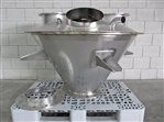 rvs hopper 300 liter - rond