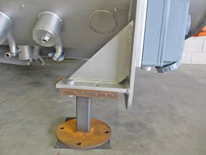 Dubbelassige peddelmenger - rvs - 6000 Liter - directe stoominjectie