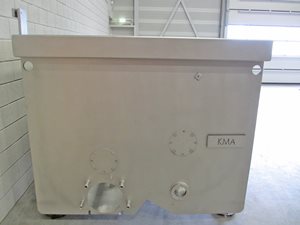 Dubbelassige peddelmenger - rvs - 6000 Liter - directe stoominjectie