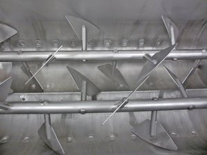 Dubbelassige peddelmenger - rvs - 6000 Liter - directe stoominjectie