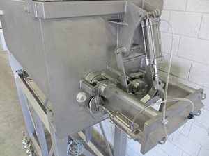 Dubbelassige rvs peddelmenger - 600 Liter - verwarmbaar