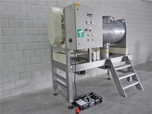 Lödige FM 300 D ploegschaarmenger met kluitenbreker - rvs
