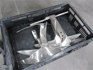 Lödige FM 300 D ploegschaarmenger met kluitenbreker - rvs