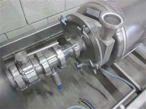 Fristam FP 742 A mobiele pomp met reservoir