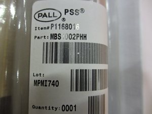 Pall PSS MBS100 2 PH H filterelement - 1000 style - Nieuw !
