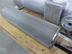 Dubbelwandig vloeistoffilter -1/10 bar