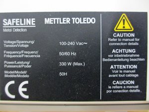 Mettler Toledo Signature T vrije val metaaldetector 200 mm