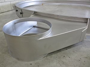 Tussencilinder voor Allgaier TSM 2600 - rvs