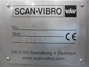 Scan-Vibro controlezeef  Ex II 3/3 D