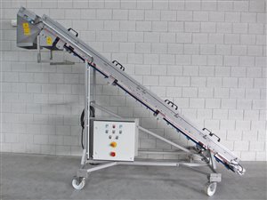 Mobiele opvoerband - uitstorthoogte 196-230 cm