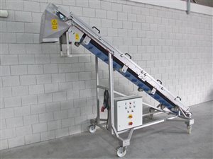 Mobiele opvoerband - uitstorthoogte 196-230 cm