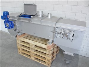 Rvs transportband - verdeelband 300 x 2000 mm