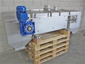 Rvs transportband - verdeelband 300 x 2000 mm