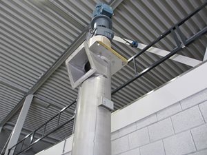 rvs opvoerschroef horizontaal / verticaal
