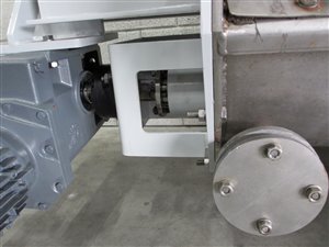 Transportschroef met slijtvaste stalen lining 230 x 3480 mm