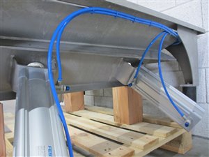 Big bag losstation steuntafel met massage systeem