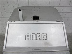 Zakkenstortkabinet Anag - met heftruck verplaatsbaar