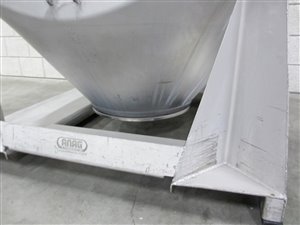 Zakkenstortkabinet Anag - met heftruck verplaatsbaar