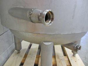 500 liter dubbelwandige rvs tank - rvs 316