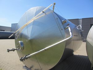 rvs tank 30.000 liter (20.000 + 10.000) liggend