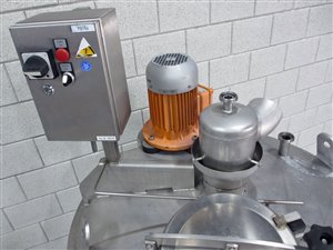 Rvs mengtank 1035 liter - geïsoleerd - weegcellen