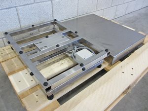 Vloerweegschaal 250 kg rvs