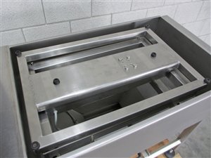rvs tafel met ingebouwde weegschaal